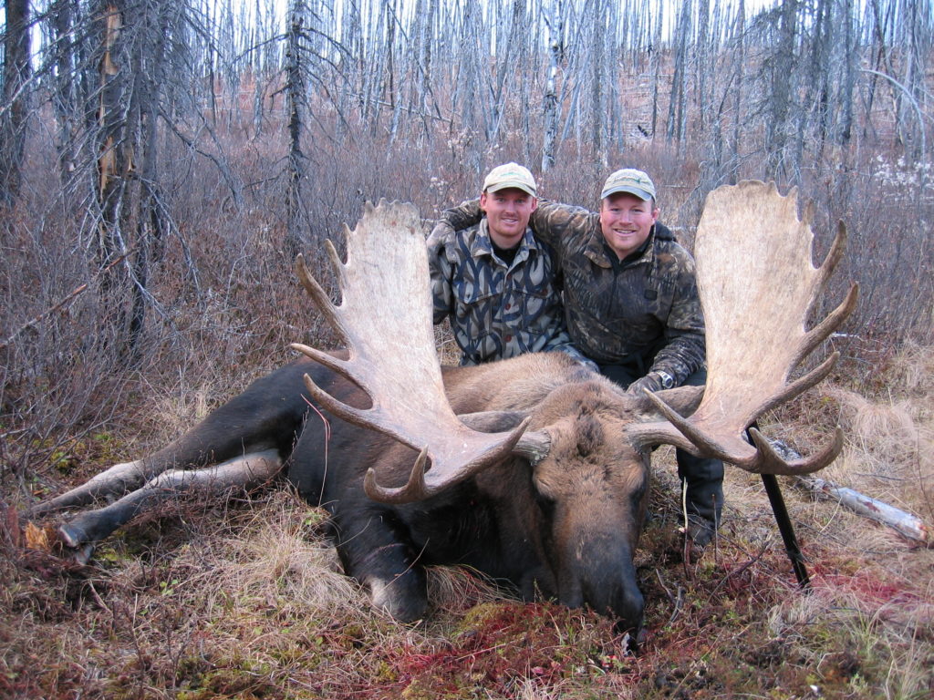 Bryan and James with Moose