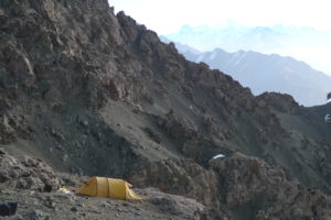 Spike Camp at 13,100 feet, Kyrgyzstan