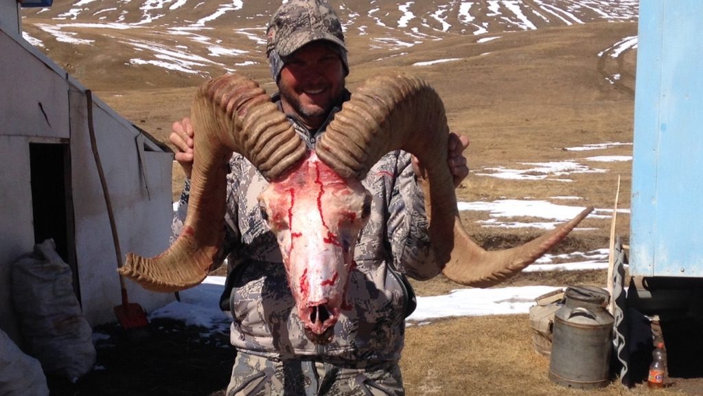 Hume Argali Marco Polo, 51 inch on left horn, Oct. 2014
