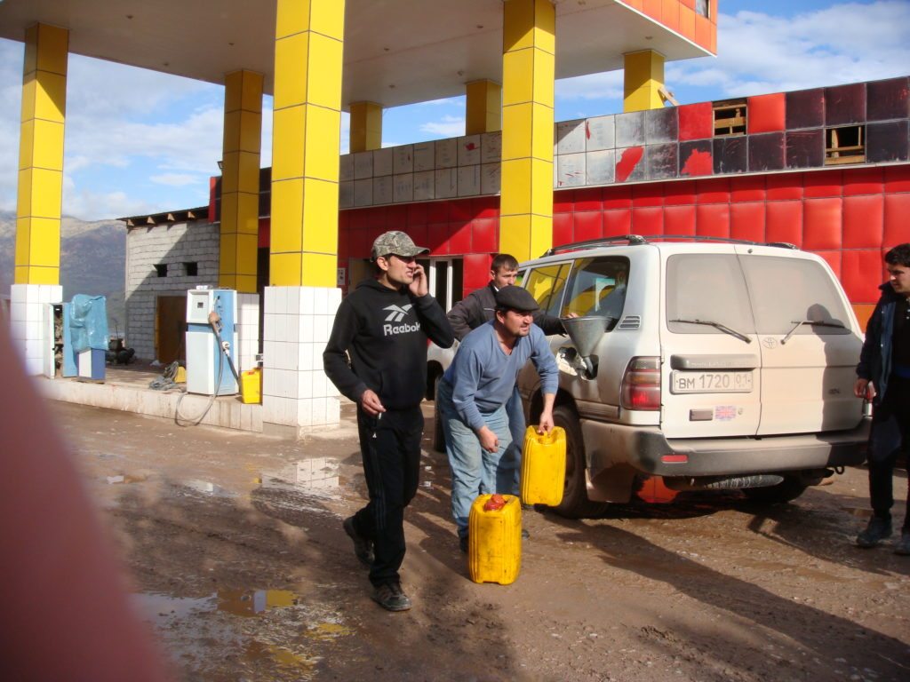 Tajikistan Gas Station