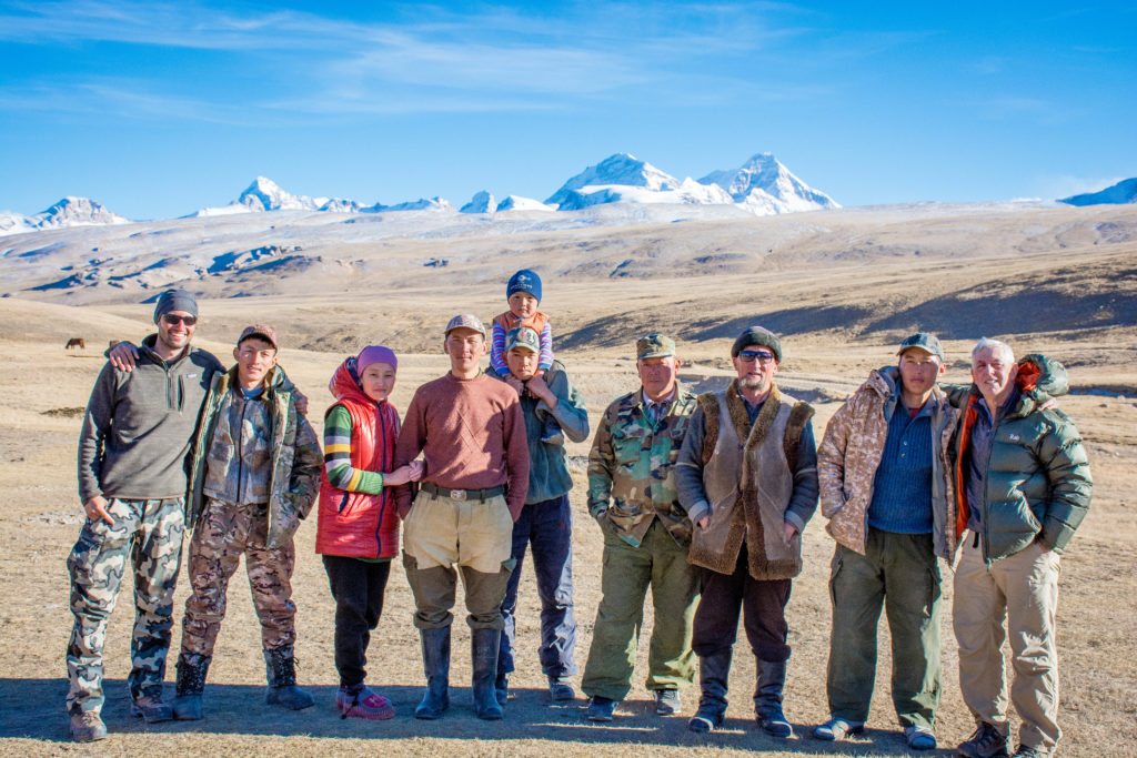 Jon Krueger, Mark Ticehurst and Camp staff, Kyrgyzstan Oct. 2015