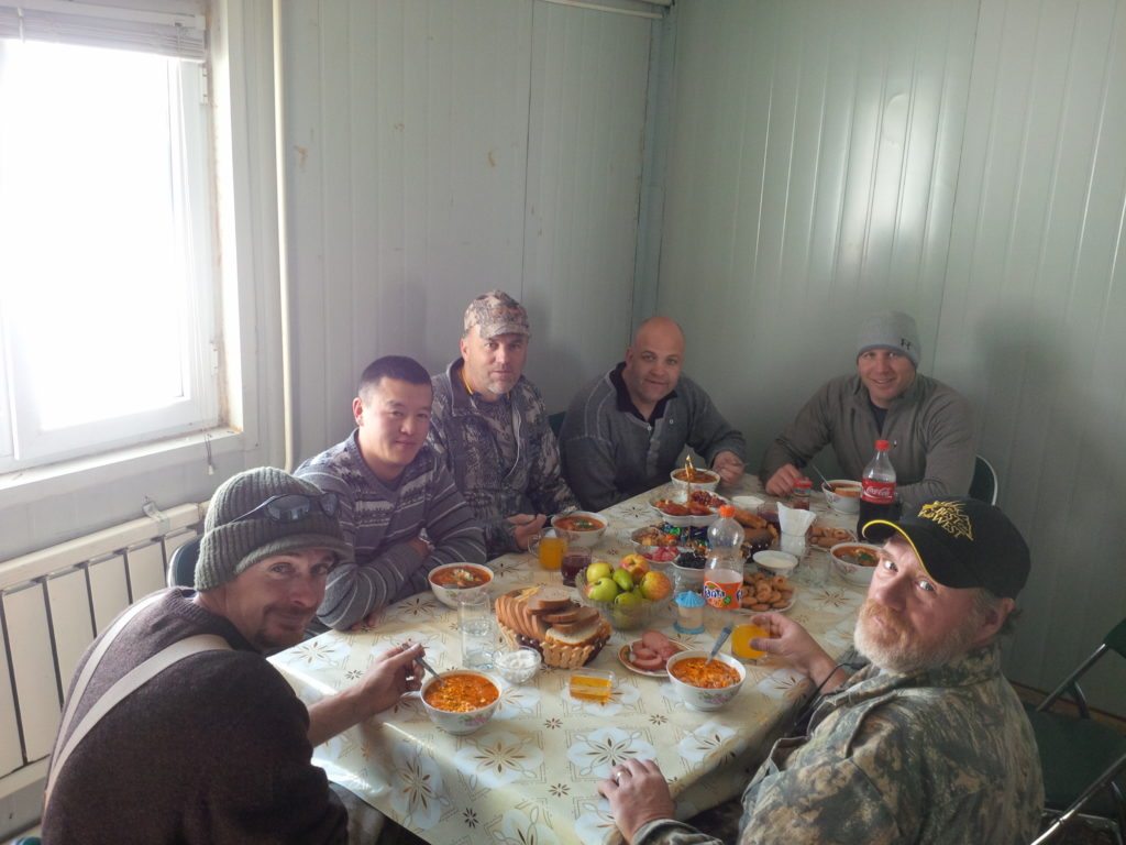 Lunch at Base Camp, Nov. 2014